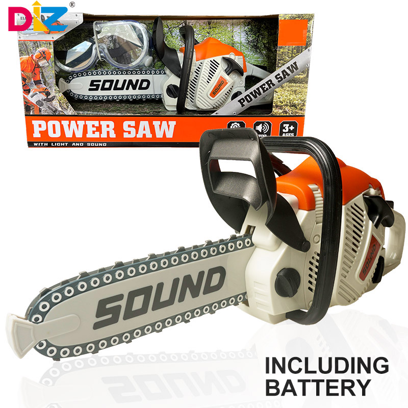 Gardening Tools For Beginners - Toy Chainsaw with Goggles Children Electric