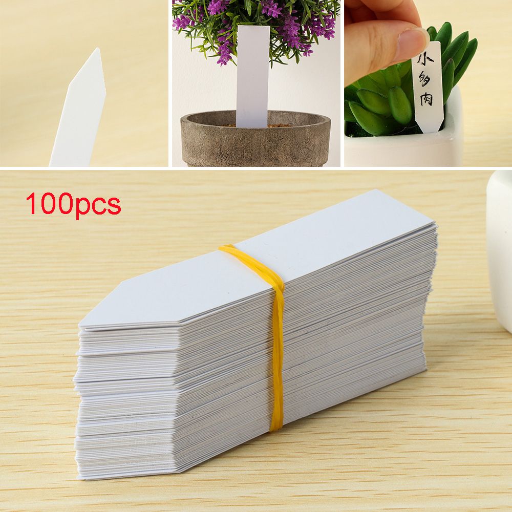 Gardening Tools Labeled - 100Pcs Mini Plastic Plant Seed Label