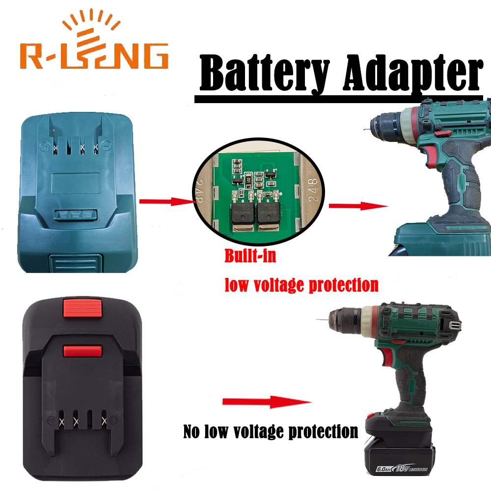 Gardening Tools Lidl - Adapter Converter for Makita 18V Lithium