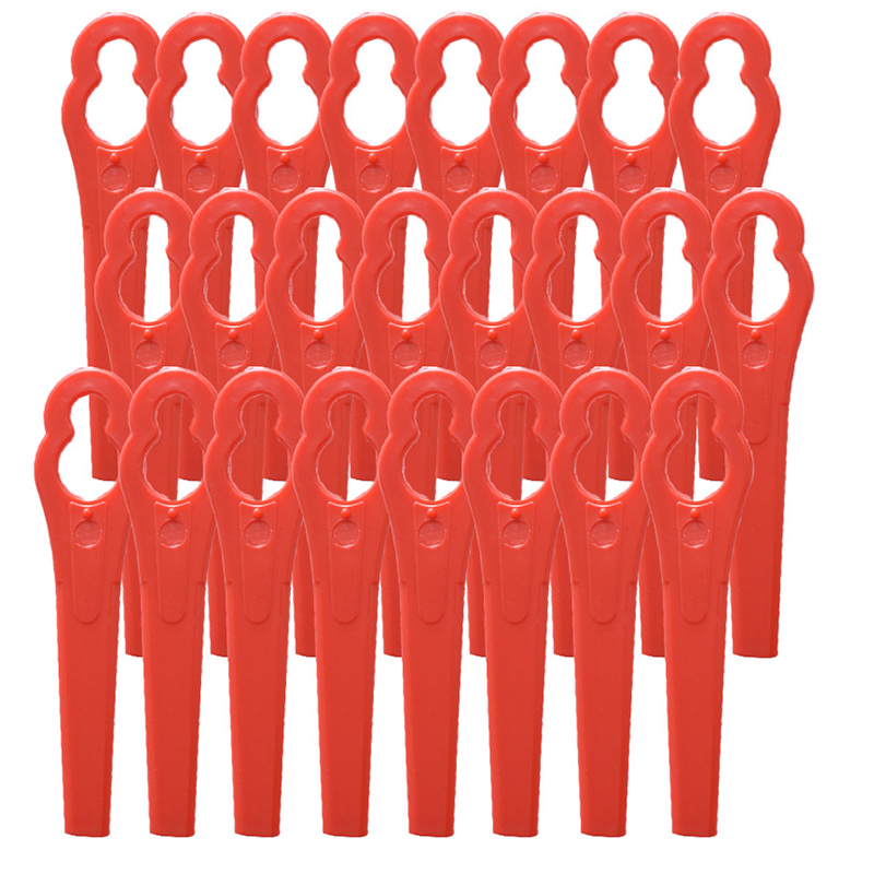Gardening Tools Lidl - 50Pcs Red Plastic Replacement Blades Mower