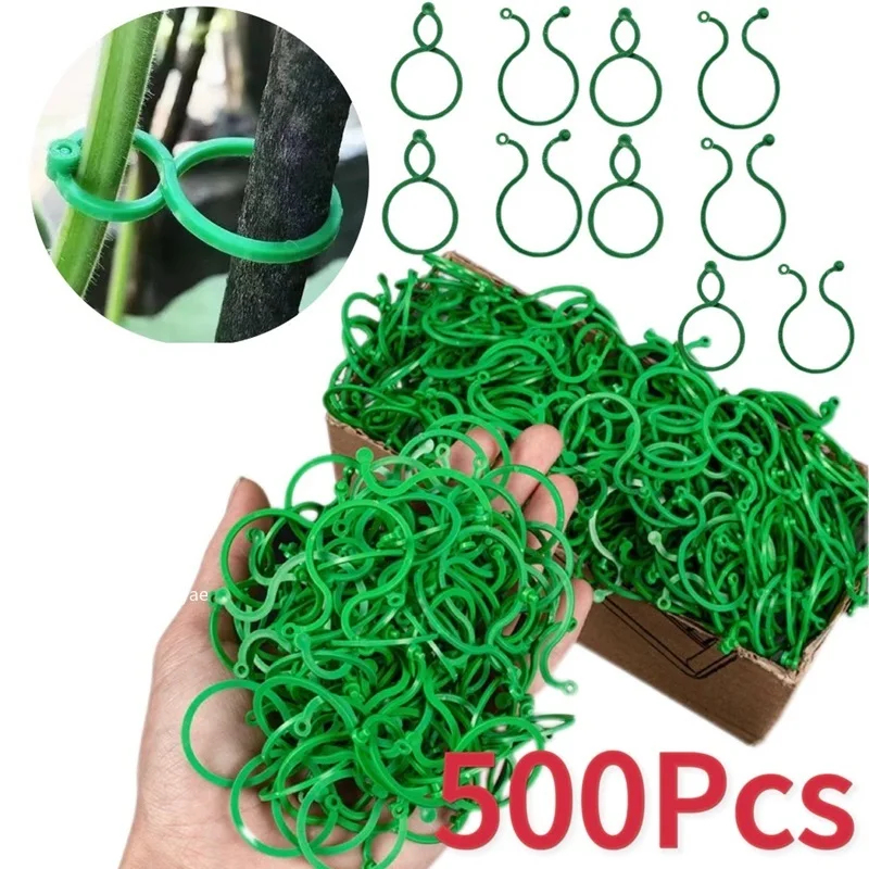 Gardening Tools For Vines - Plastic Garden Vine Strapping Clips Tie