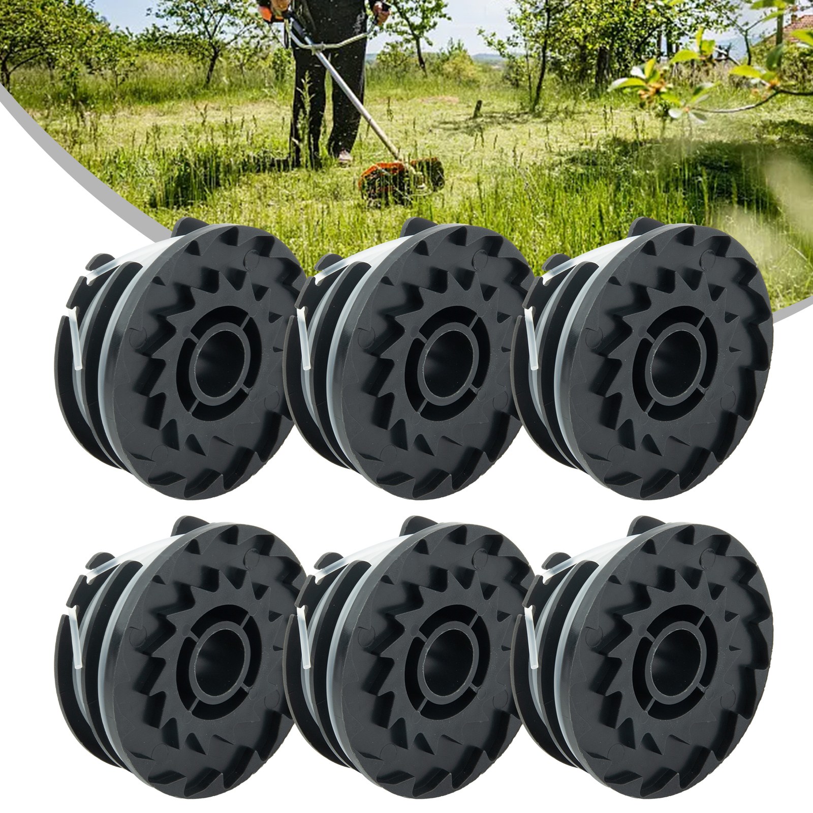 Gardening Tools Lidl - Portable 1/6PCS Thread Spools For LIDL