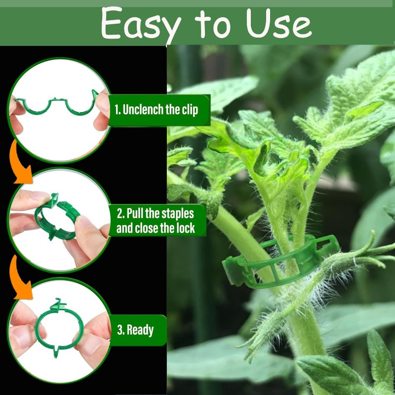10/600Pcs Plastic Plant Suppor - огляд і ціна Gardening Tools For Vines