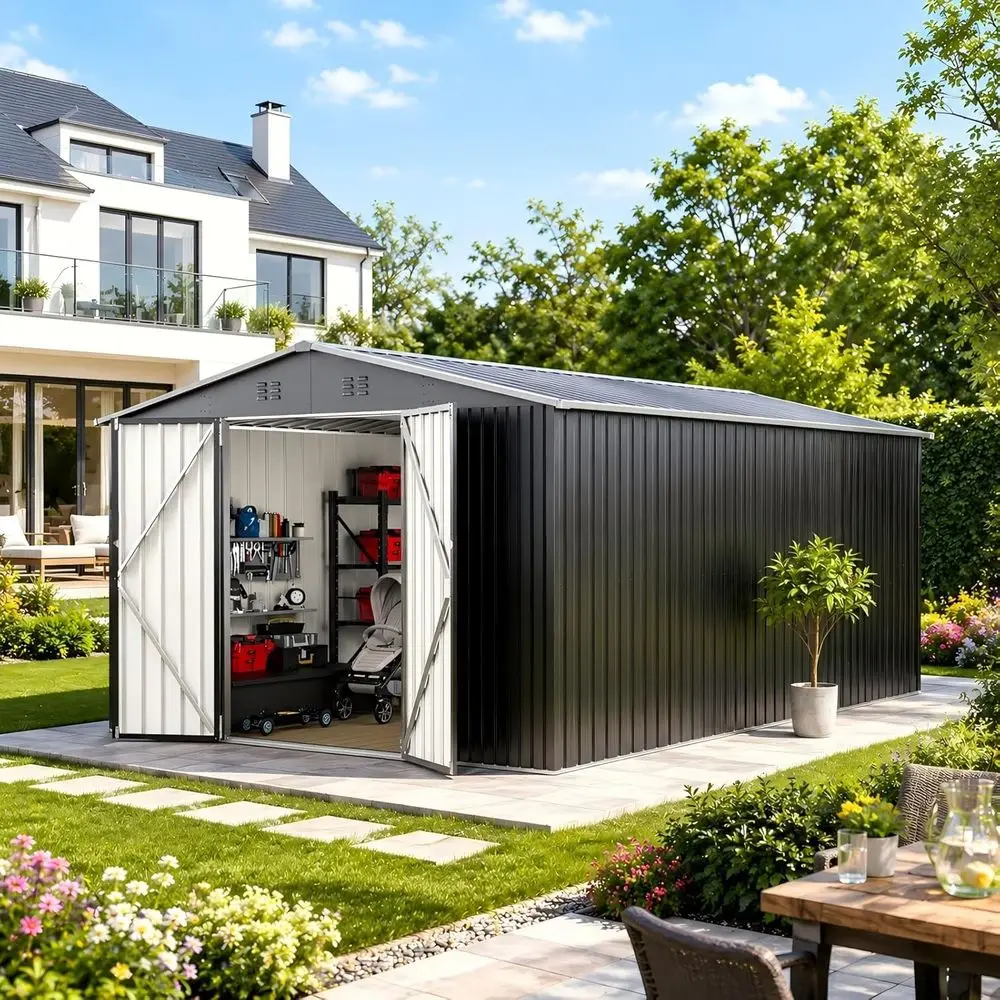 Durable Metal Outdoor Storage  - огляд і ціна Gardening Tools And Equipment