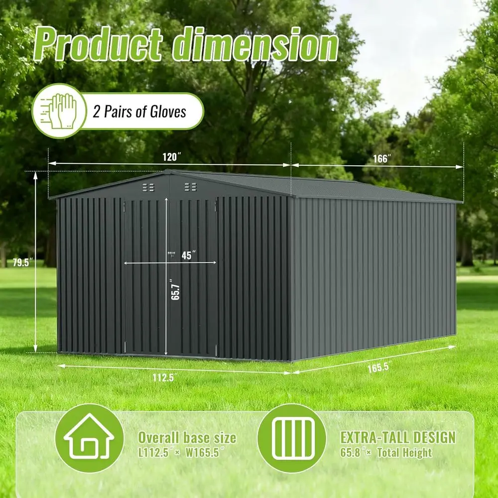 Durable Metal Outdoor Storage  - огляд і ціна Gardening Tools And Equipment