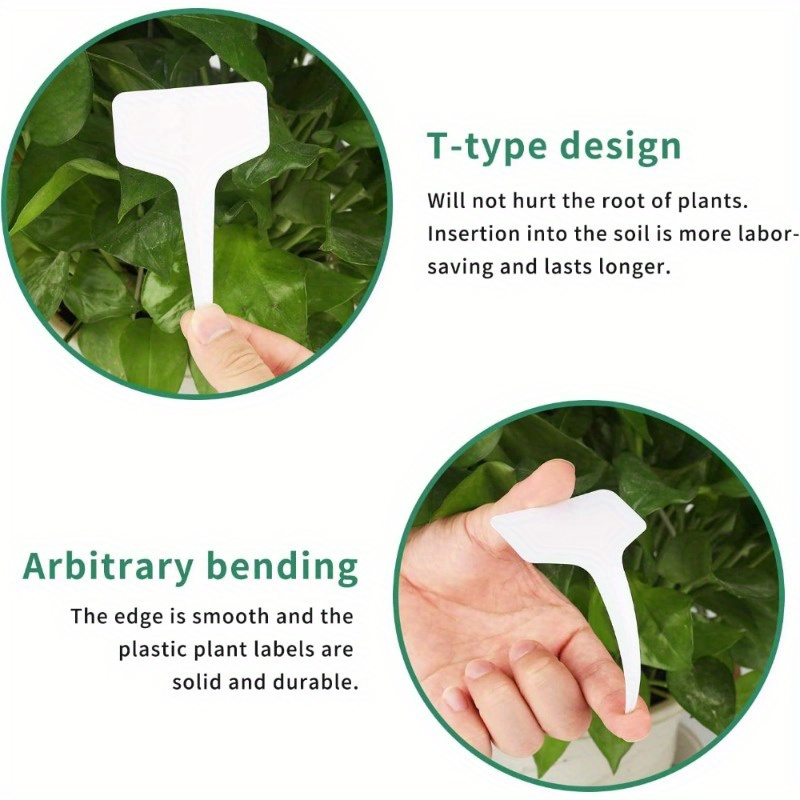 20/120pcs Durable T-Shaped Pla - огляд і ціна Gardening Tools Labeled