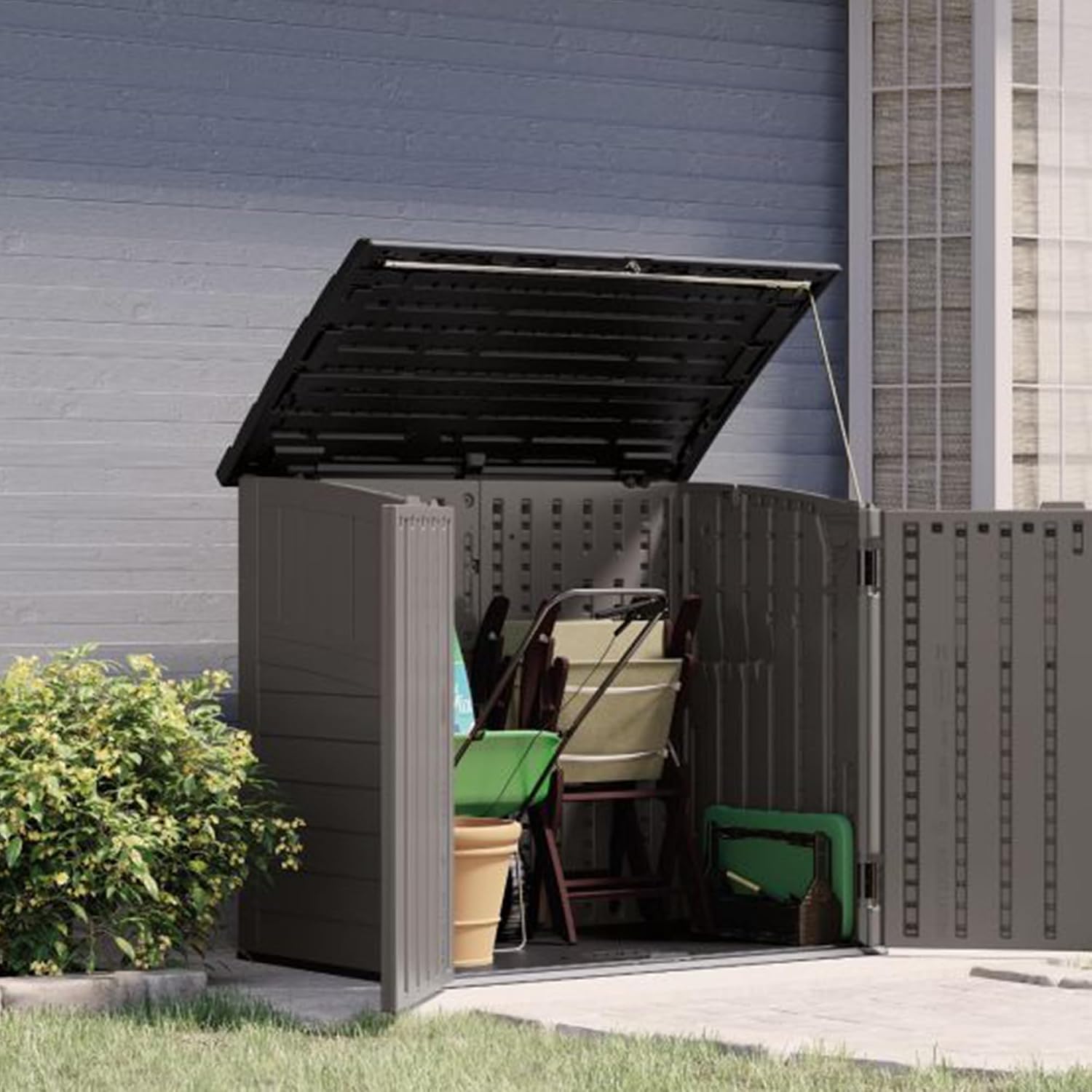 Outdoor Storage Shed For Backy - огляд і ціна Gardening Tools And Equipment