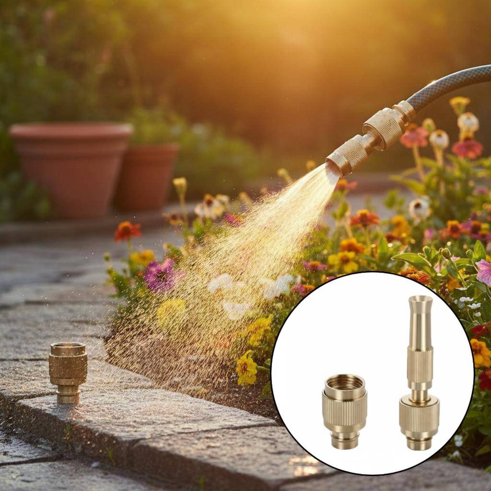 Brass Water Universal Connecto - огляд і ціна Gardening Tools And Equipment