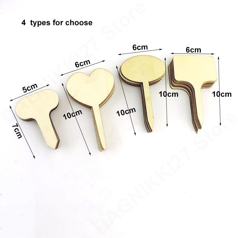 10x T-Type Wooden Plant Labels - огляд і ціна Gardening Tools Labeled