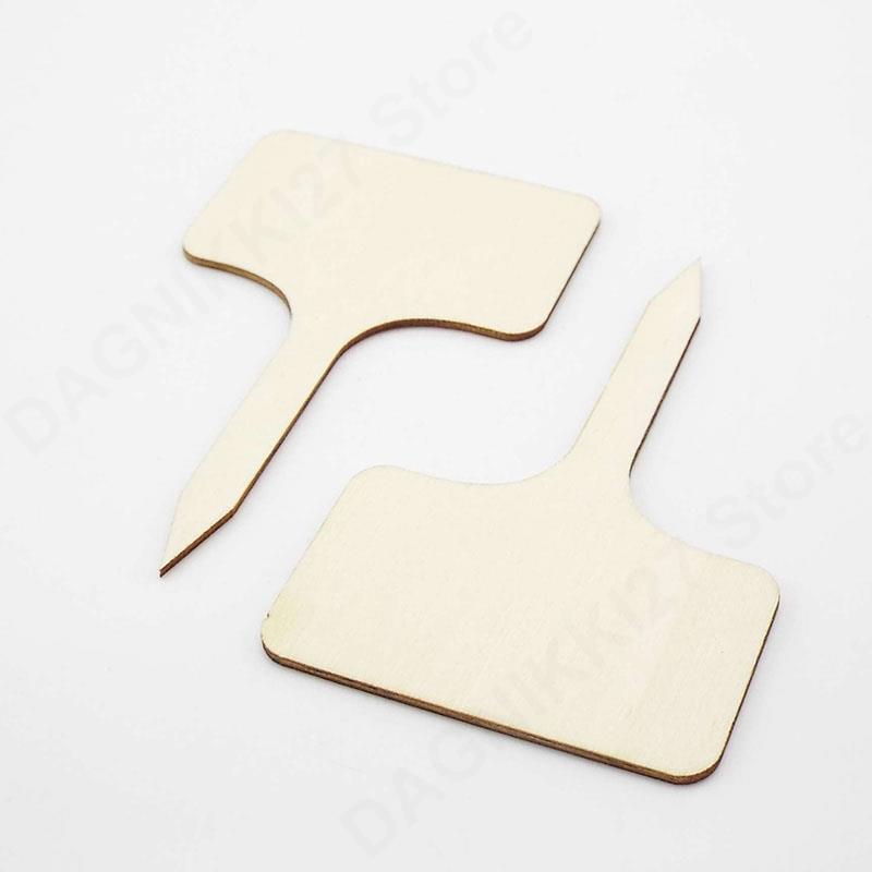 10x T-Type Wooden Plant Labels - огляд і ціна Gardening Tools Labeled