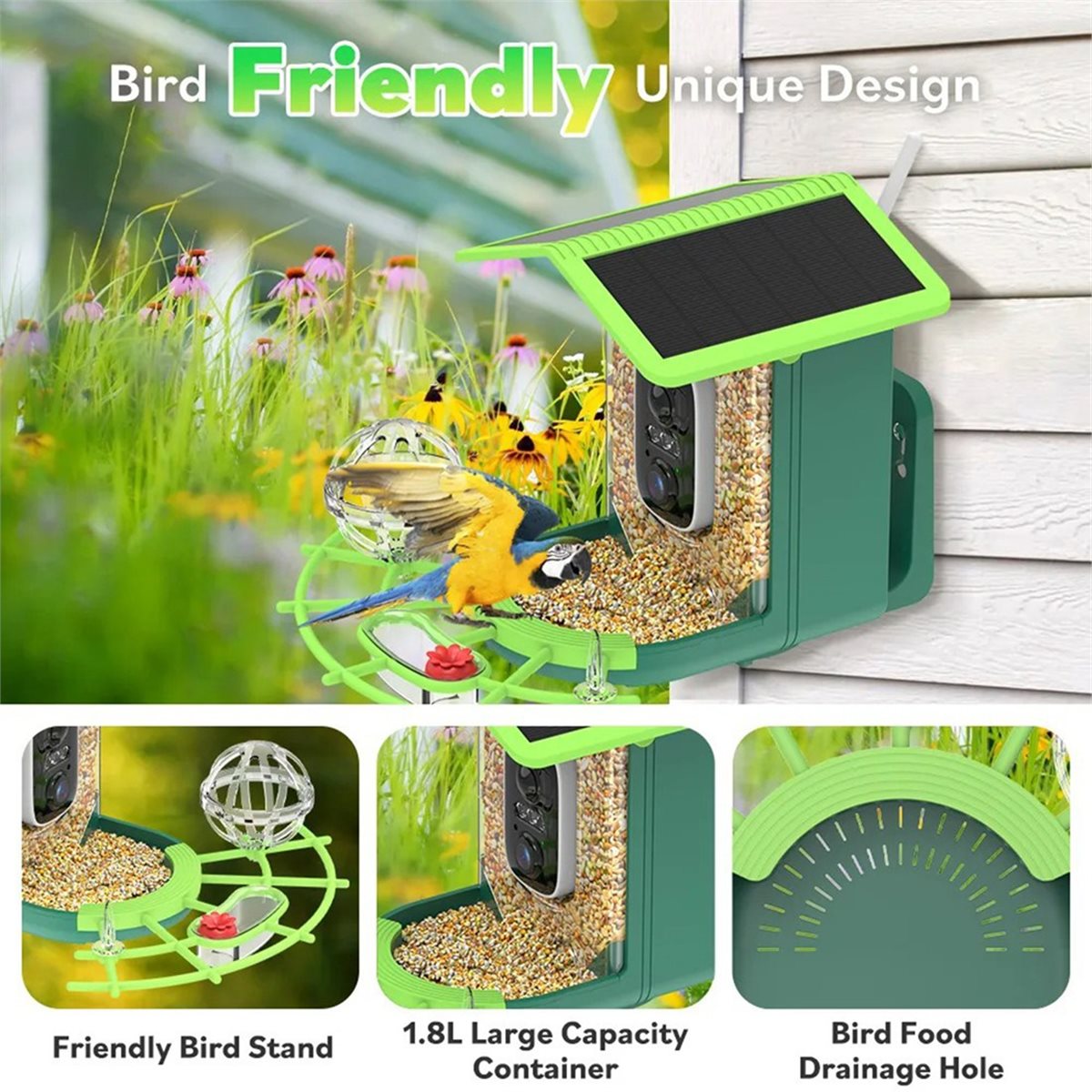 ABPP Smart Bird Feeder Camera  - огляд і ціна Gardening Tools Video