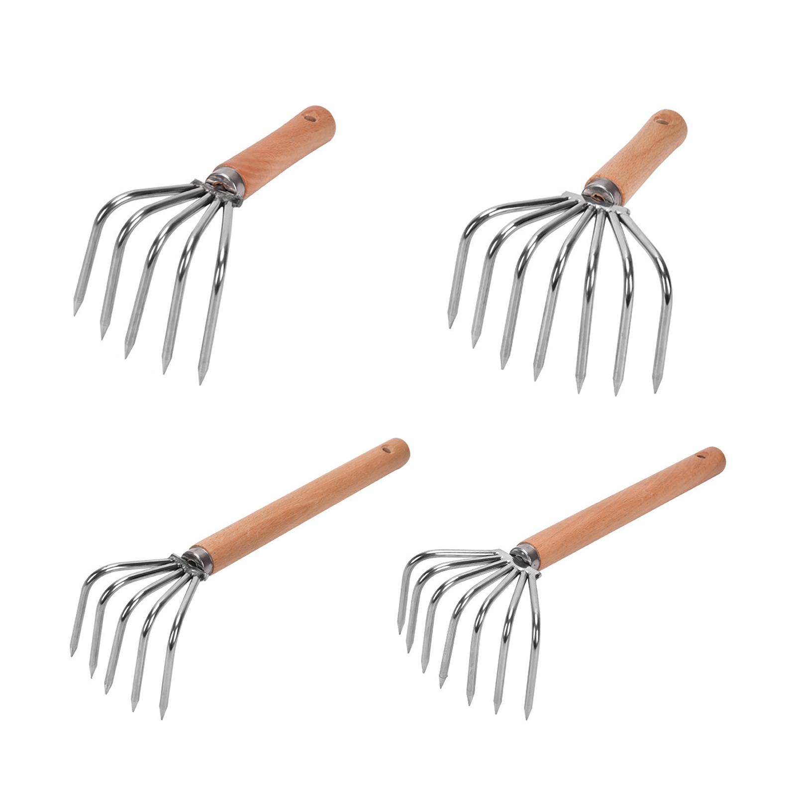 Hand Rake Cultivator Stainless - огляд і ціна Gardening Hand Tools Yard