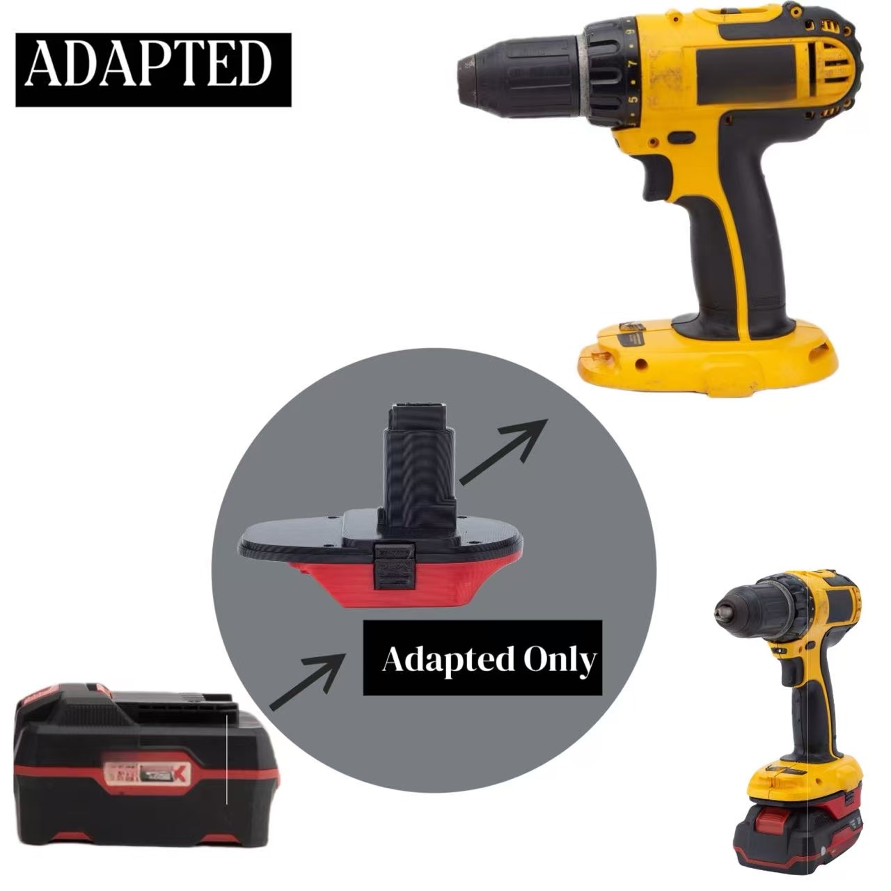 Battery Adapter Converter For  - огляд і ціна Gardening Tools Lidl