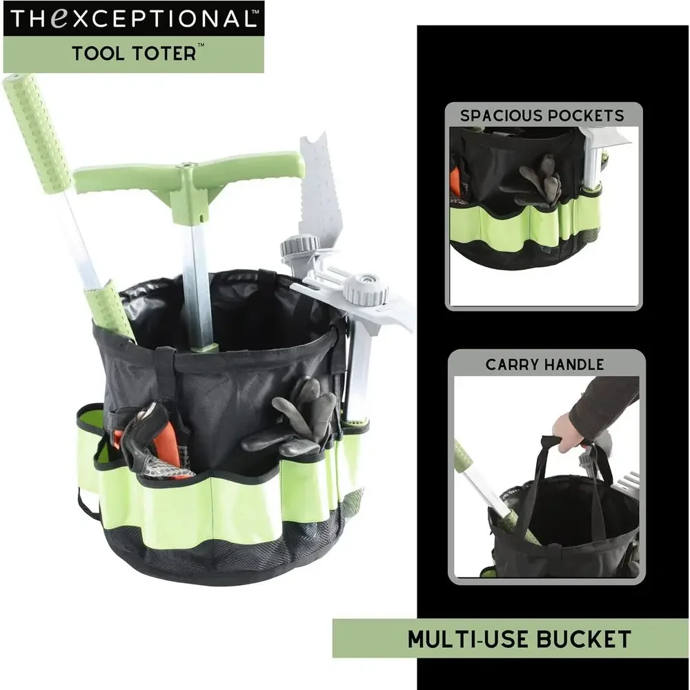 Garden Tool Cart with Tote, Wh - огляд і ціна Gardening Tools Made In Usa
