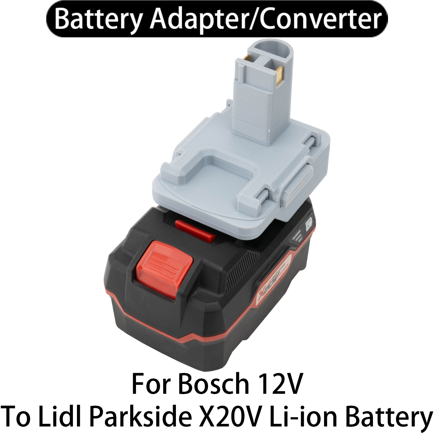 Battery Adapter For Bosch 12V  - огляд і ціна Gardening Tools Lidl